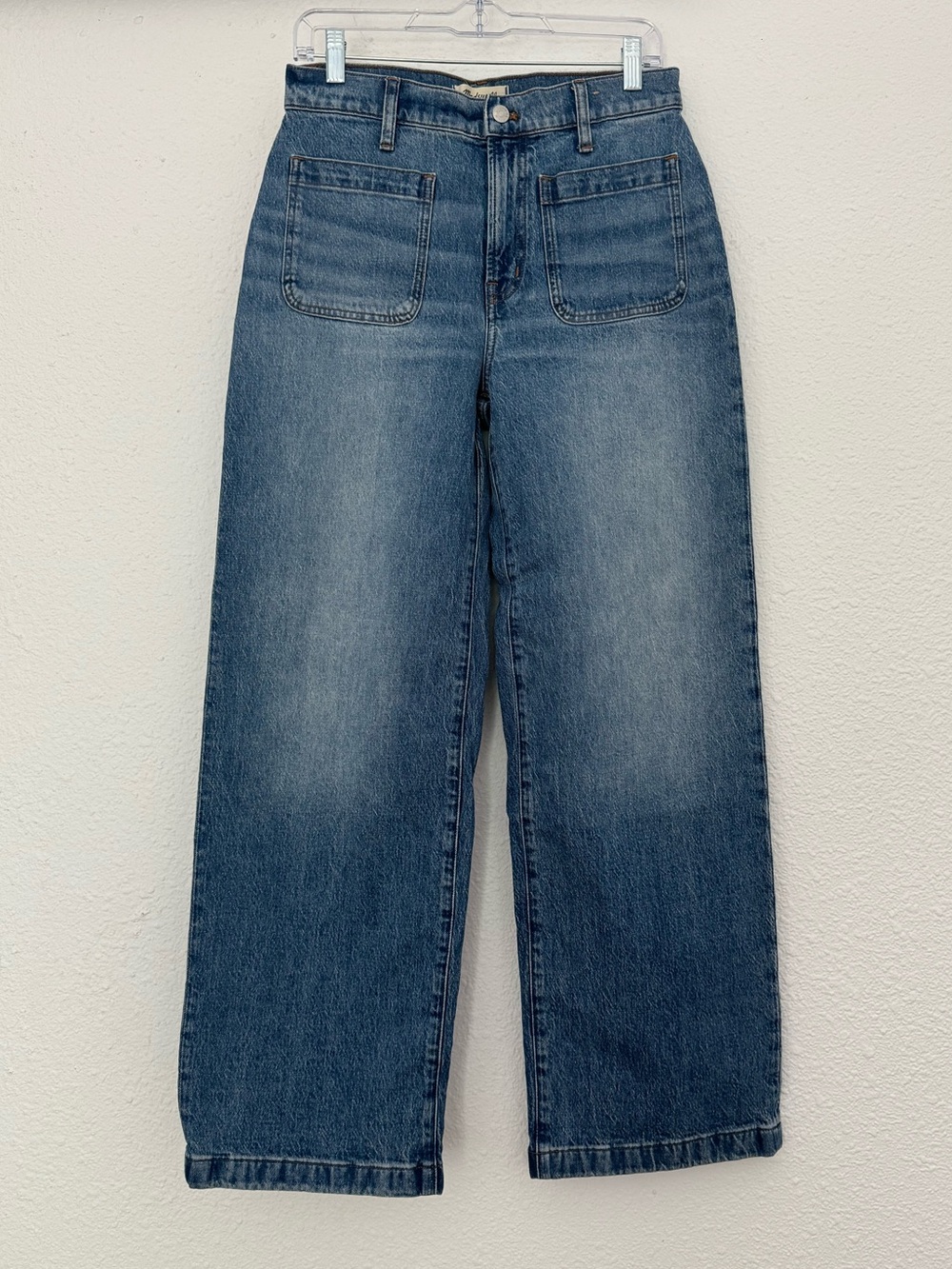 Madewell The Emmett Wide-Leg Jeans Patch Pocket Edition